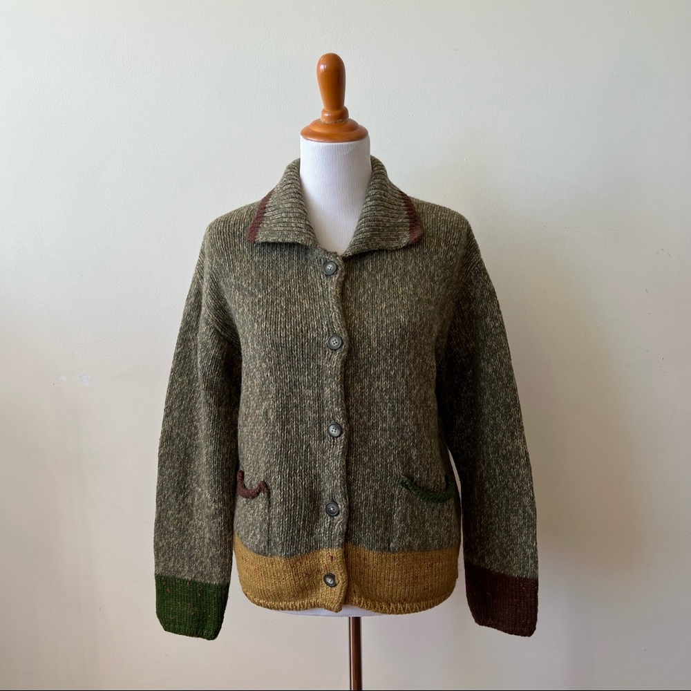 Royal Robbins | Color Block Button Front Sweater … - image 1